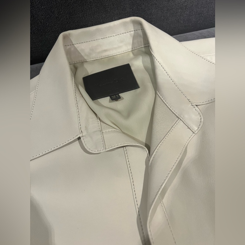 Genuine leather shirt